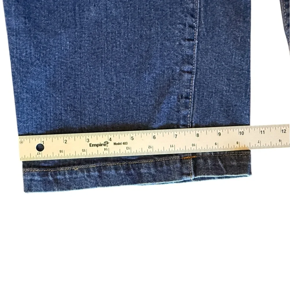 OAT New York Cropped Wide Leg Jeans – High Rise – Med Wash Women’s Size 12/31 - Picture 12 of 13